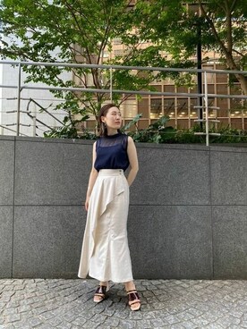 LAGUNAMOON STAFFさん（レディース・163cm）の夏コーディネート