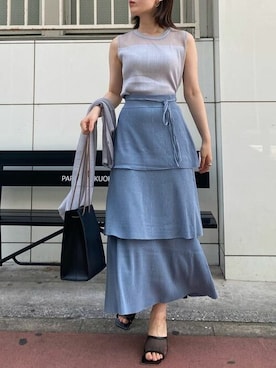 LAGUNAMOON STAFFさん(レディース・163cm)の夏コーディネート