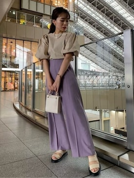 LAGUNAMOON STAFFさん（レディース・163cm）の夏コーディネート