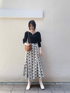 「LAGUNAMOON(LAGUNAMOON)」｜LAGUNAMOON STAFFさん（レディース・168cm）の秋コーディネート