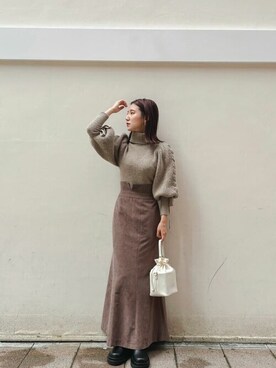 LAGUNAMOON STAFFさん（レディース・154cm）の秋コーディネート