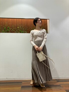「ラグナムーン」｜LAGUNAMOON STAFFさん（レディース・163cm）の秋コーディネート