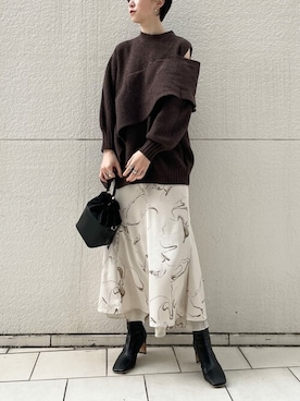 LAGUNAMOON STAFFさん（レディース・168cm）の冬コーディネート