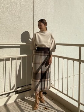 LAGUNAMOON STAFFさん(レディース・162cm)の冬コーディネート