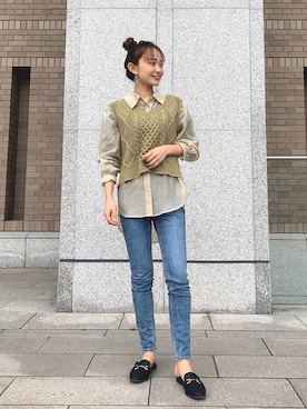 Karinさん（レディース・159cm）の春コーディネート