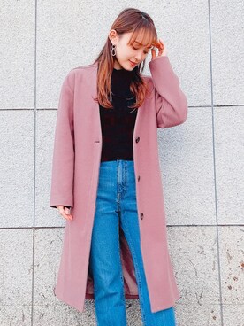 「FREE'S MART（フリーズマート）のアイテム（その他アウター）」を使った、Karinさん（レディース・159cm）の夏コーディネート