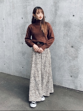 Karinさん（レディース・159cm）の冬コーディネート