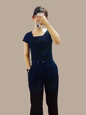 「日系极简」｜「アイテム（腕時計）」を使った、Hinaさん（レディース・159cm）の秋コーディネート