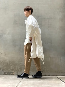 KAZUYUKI KUMAGAI ATTACHMENTのモッズコートを使った人気