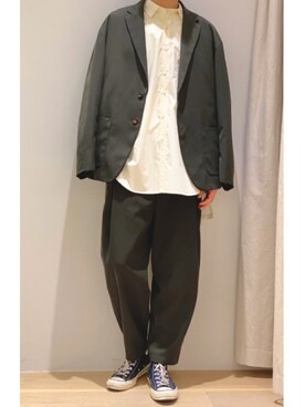 「KAZUYUKI KUMAGAI」｜「アイテム（その他）」を使った、ATTACHMENT_TAKANOさん（メンズ・184cm）の春コーディネート