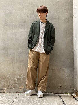 「KAZUYUKI KUMAGAI」｜「アイテム（その他）」を使った、ATTACHMENT_TAKANOさん（メンズ・184cm）の春コーディネート