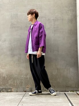 「KAZUYUKI KUMAGAI」｜「アイテム（その他）」を使った、ATTACHMENT_TAKANOさん（メンズ・184cm）の春コーディネート