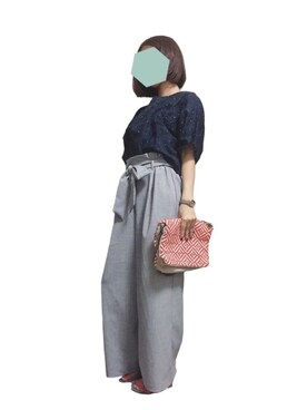 <bp>さん（レディース・157cm）の夏コーディネート