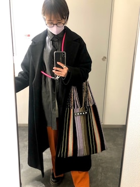 帆乃香さん(レディース・155cm)の冬コーディネート