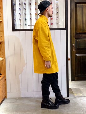「ジョンブル　プライベート　ラボ(Johnbull Private labo)」｜「アイテム（キャップ）」を使った、ZAWAさん（メンズ・169cm）の冬コーディネート