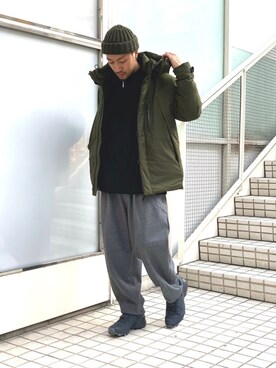 「Johnbull Private labo（ジョンブルプライベートラボ）のアイテム（Tシャツ/カットソー）」を使った、ZAWAさん（メンズ・169cm）の秋コーディネート