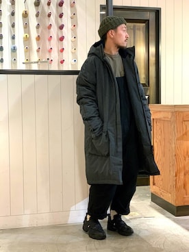「Johnbull Private labo（ジョンブルプライベートラボ）のアイテム（サロペット/オーバーオール）」を使った、ZAWAさん（メンズ・169cm）の秋コーディネート