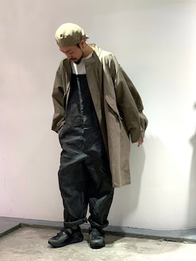 「Johnbull（ジョンブル）のアイテム（サロペット/オーバーオール）」を使った、ZAWAさん（メンズ・169cm）の春コーディネート