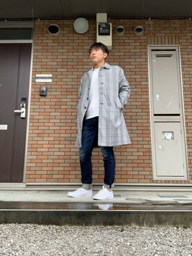 「AZUL（アズール）のアイテム（ジャケット/アウター）」を使った、KEITAさん（メンズ・173cm）の秋コーディネート
