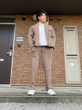 「niko and...（ニコアンド）のアイテム（その他アウター）」を使った、KEITAさん（メンズ・173cm・20代）の冬コーディネート