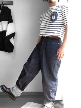 「PANDIESTA（パンディエスタ）のアイテム」を使った、ペーちゃんさん（メンズ・169cm）の秋コーディネート