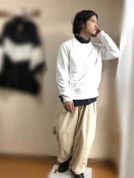 「HARVEST（ハーヴェスト）のアイテム」を使った、ペーちゃんさん（メンズ・169cm）の秋コーディネート