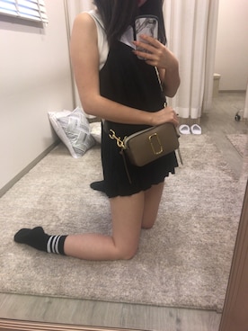 「EMODA（エモダ）のアイテム（サロペット/オーバーオール）」を使った、kahoさん（レディース・157cm）の秋コーディネート