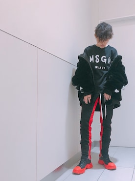 Toshiki Masudaさん（メンズ・170cm）の冬コーディネート