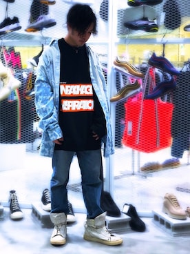 「YOUSER（ユーザー）のアイテム」を使った、Toshiki Masudaさん（メンズ・170cm）の春コーディネート