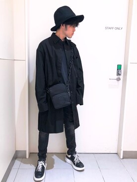 「DANKE SCHON（ダンケシェーン）のアイテム（バッグ）」を使った、Toshiki Masudaさん（メンズ・170cm）の春コーディネート