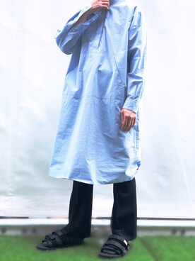 「L.H.P（エルエイチピー）のアイテム（パンツ）」を使った、Toshiki Masudaさん（メンズ・170cm）の春コーディネート
