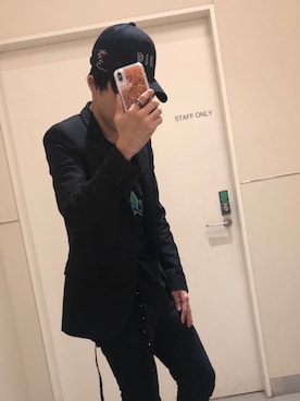 「DANKE SCHON（ダンケシェーン）のアイテム（PC・スマホグッズ/家電）」を使った、Toshiki Masudaさん（メンズ・170cm）の夏コーディネート