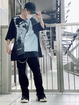 「NILoS（ニルズ）のアイテム」を使った、Toshiki Masudaさん（メンズ・170cm）の夏コーディネート
