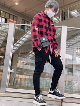 「mindseeker（マインドシーカー）のアイテム」を使った、Toshiki Masudaさん（メンズ・170cm）の夏コーディネート