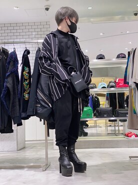 「WHITELAND（ホワイトランド）のアイテム（バッグ）」を使った、Toshiki Masudaさん（メンズ・170cm）の夏コーディネート