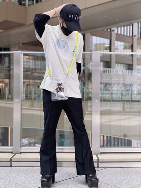 「L.H.P Private Brand（エルエイチピープライベートブランド）のアイテム（パンツ）」を使った、Toshiki Masudaさん（メンズ・170cm）の夏コーディネート