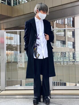 「soe（ソーイ）のアイテム（シャツ/ブラウス）」を使った、Toshiki Masudaさん（メンズ・170cm）の夏コーディネート