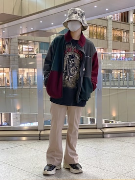 「thisisneverthat（ディスイズネバーザット）のアイテム（ジャケット/アウター）」を使った、Toshiki Masudaさん（メンズ・170cm）の秋コーディネート