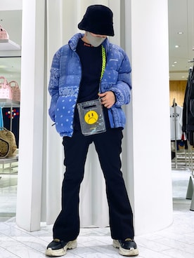 「thisisneverthat（ディスイズネバーザット）のアイテム（ジャケット/アウター）」を使った、Toshiki Masudaさん（メンズ・170cm）の秋コーディネート