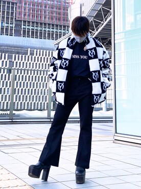 「L.H.P Private Brand（エルエイチピープライベートブランド）のアイテム」を使った、Toshiki Masudaさん（メンズ・170cm）の冬コーディネート