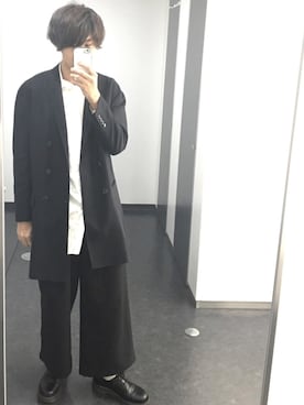 「VANQUISH」｜「アイテム（ブーツ）」を使った、りょうさん（メンズ・180cm）の冬コーディネート