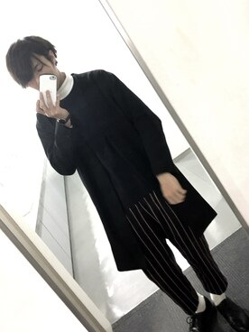 「HARE（ハレ）のアイテム（その他アウター）」を使った、りょうさん（メンズ・180cm）の冬コーディネート