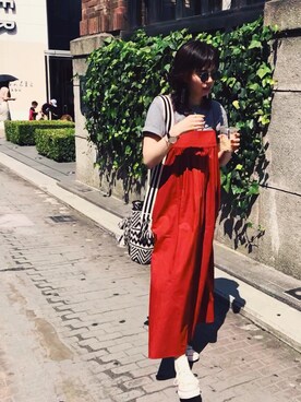 夏子さん（レディース・169cm）の夏コーディネート