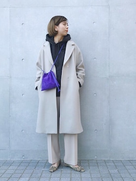 夏子さん(レディース・169cm)の冬コーディネート