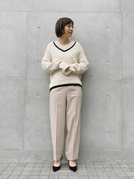 夏子さん(レディース・169cm)の冬コーディネート