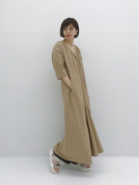 夏子さん（レディース・169cm）の冬コーディネート