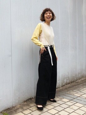 夏子さん（レディース・169cm）の春コーディネート