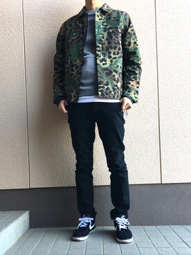 「NIKE SB（ナイキエスビー）のアイテム（その他アウター）」を使った、nikexさん（メンズ・179cm）の冬コーディネート