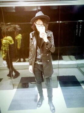 「5cm（ファイブシーエム）のアイテム（ジャケット/アウター）」を使った、Mirさん（メンズ・183cm）の秋コーディネート