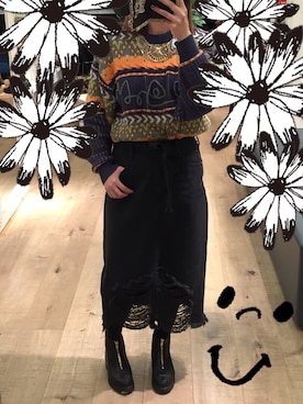 「abcdevol（エービーシーディーイーボル）のアイテム」を使った、waneさん（レディース・156cm）の冬コーディネート